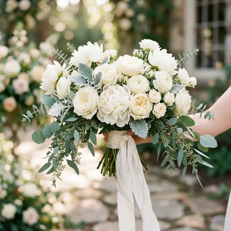 Wedding Elegance — Blooms In Ribbon flower collection