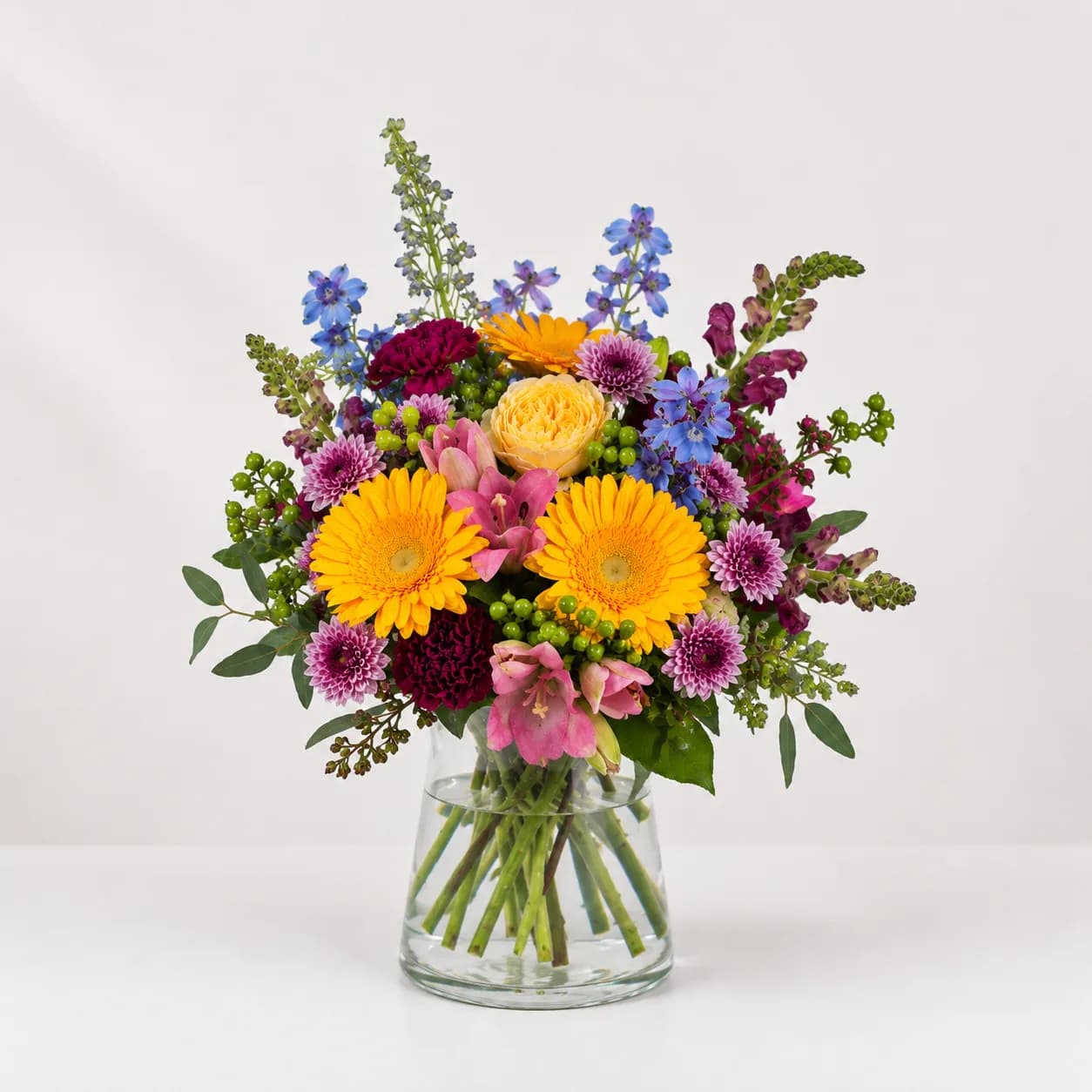 Painted Garden Mix  — Flowers in a Vase by Blooms In Ribbon