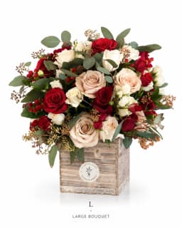 Mixed Bloom Box bouquet — size L