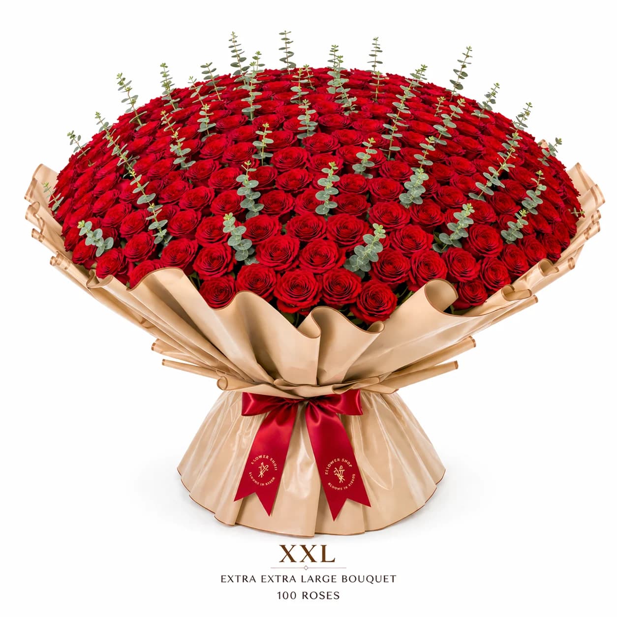 Passion bouquet — size XXL (100+ roses)