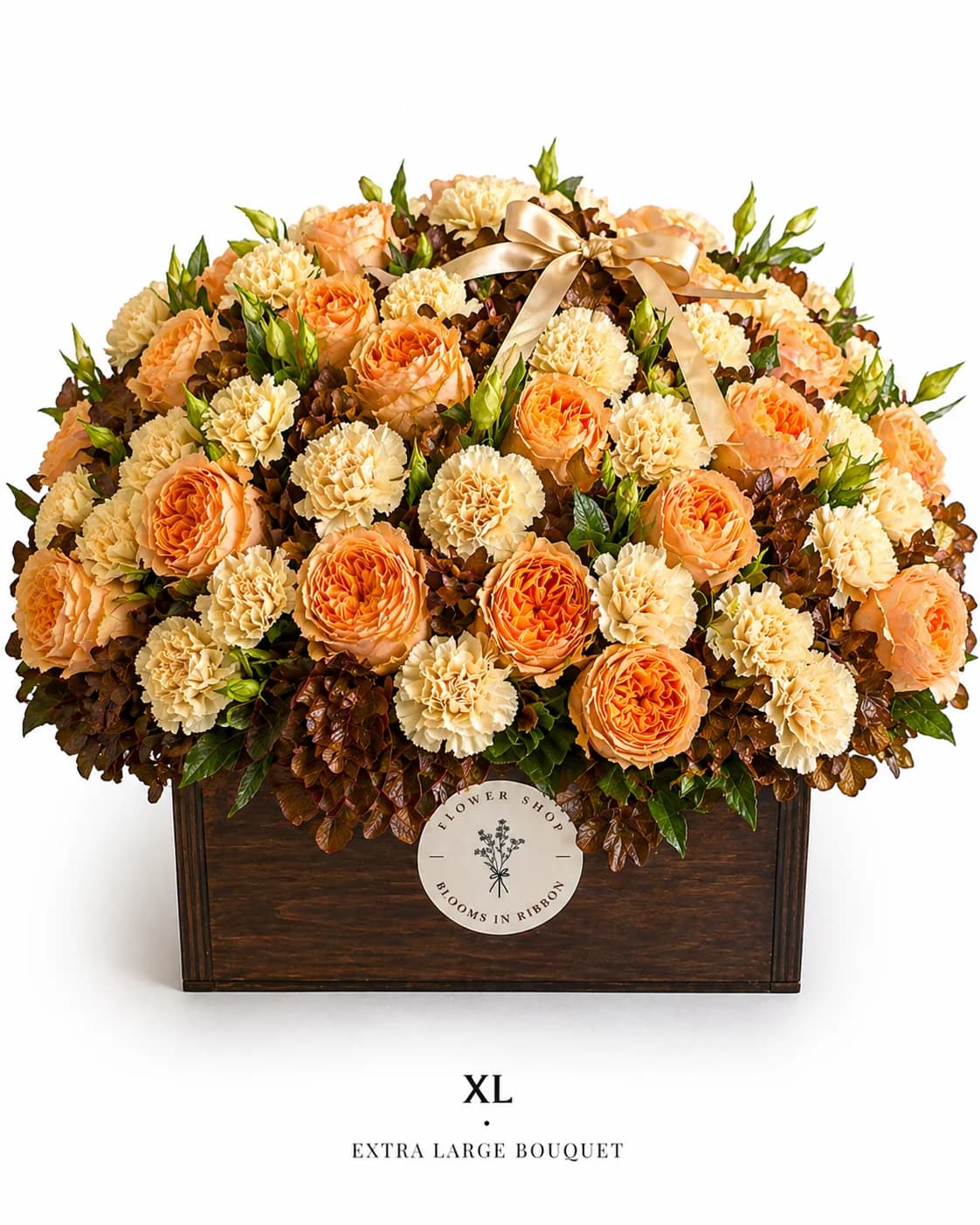 Peach Perfection bouquet — size XL