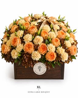 Peach Perfection bouquet — size XL
